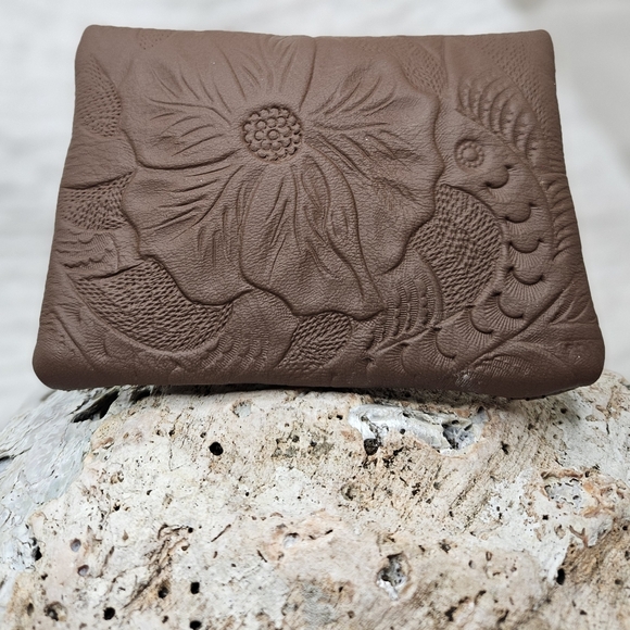 100% leather coins purse handmade design - Picture 4 of 6